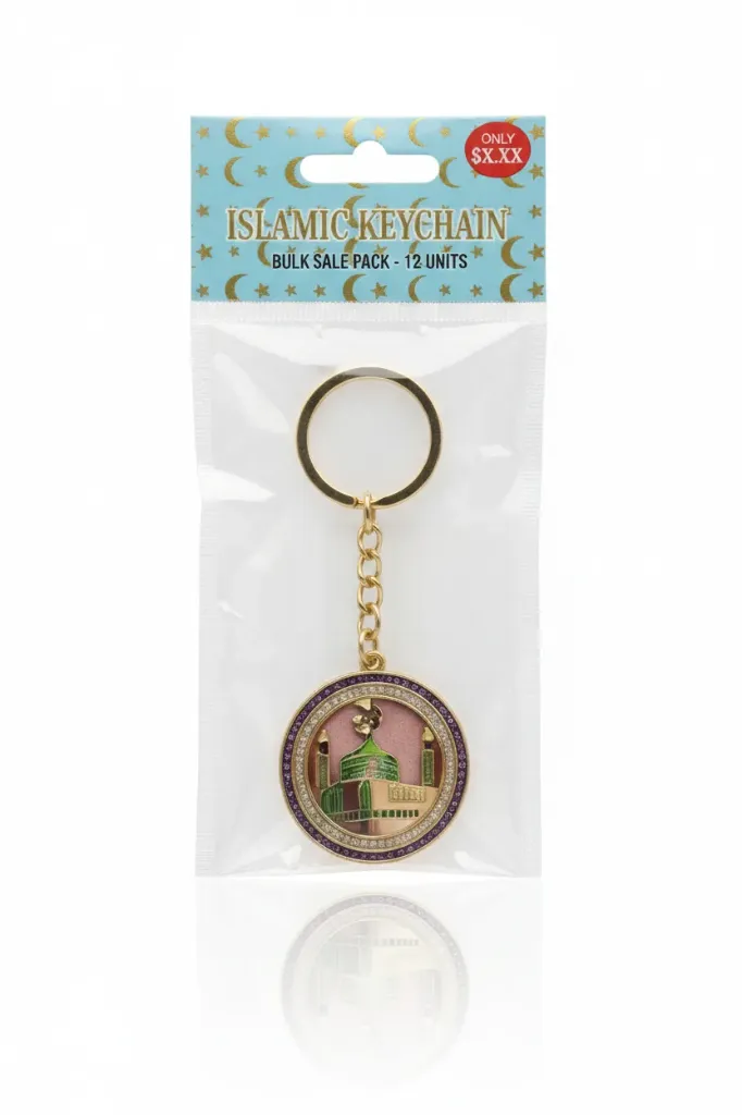 Al Masjid Al Nabawi Keychain 12 Pcs